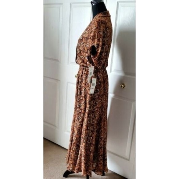 NWT JONES NEW YORK Women 2PC Cap Sleeve Blouse and Matching Midi Skirt Sz 12 - Picture 3 of 9